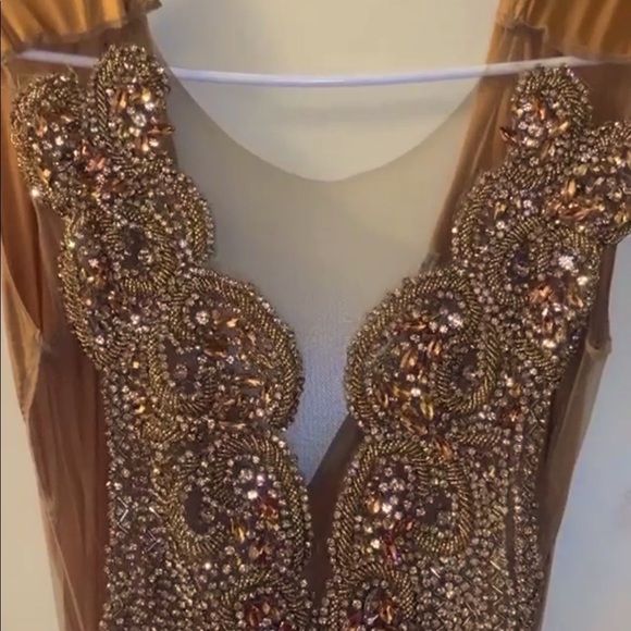 Custom Rhinstone  Dress - Picture 2 of 4